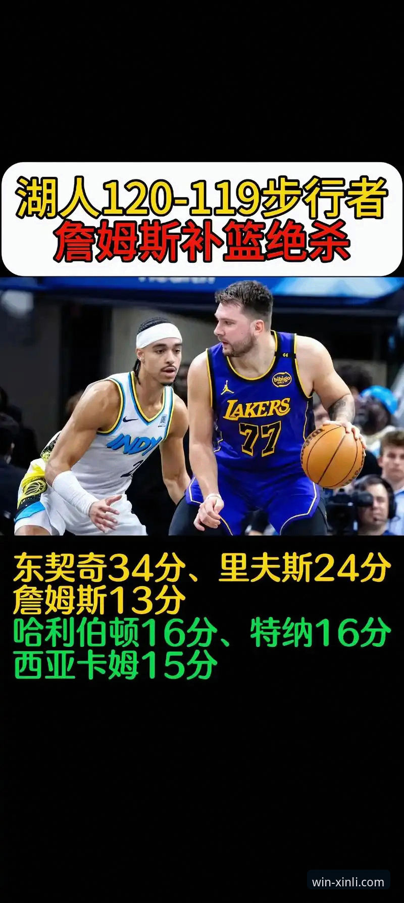 从湖人险胜步行者看NBA数据流分析实用指南